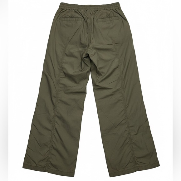 NWT Women's Cotton Mid-Rise Baggy Parachute Pants - Picture 3 of 8